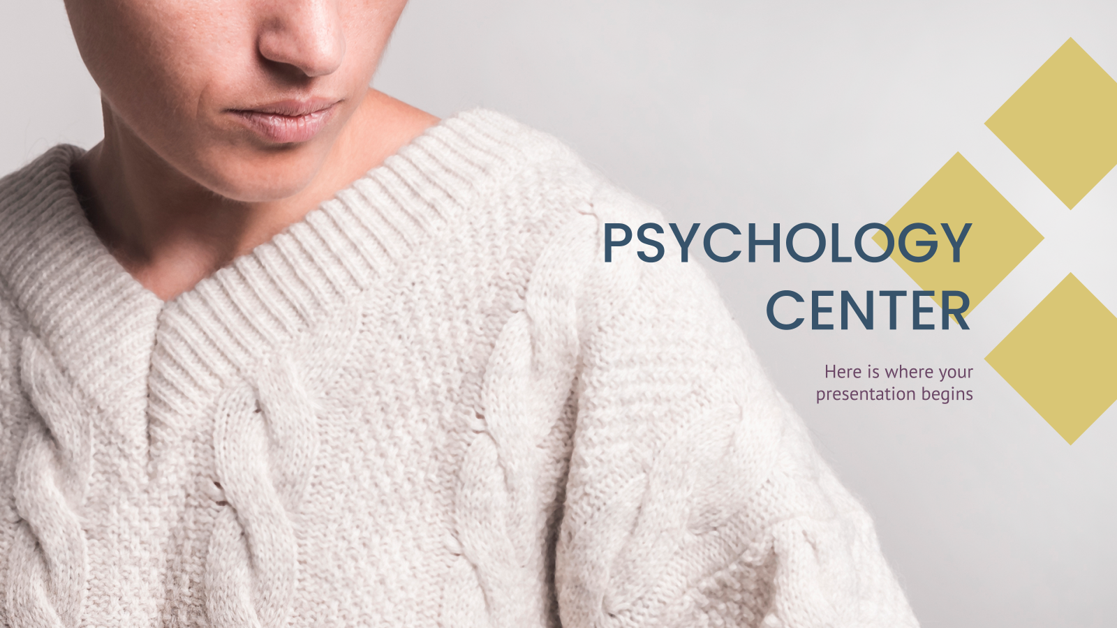 Psychology Center presentation template 