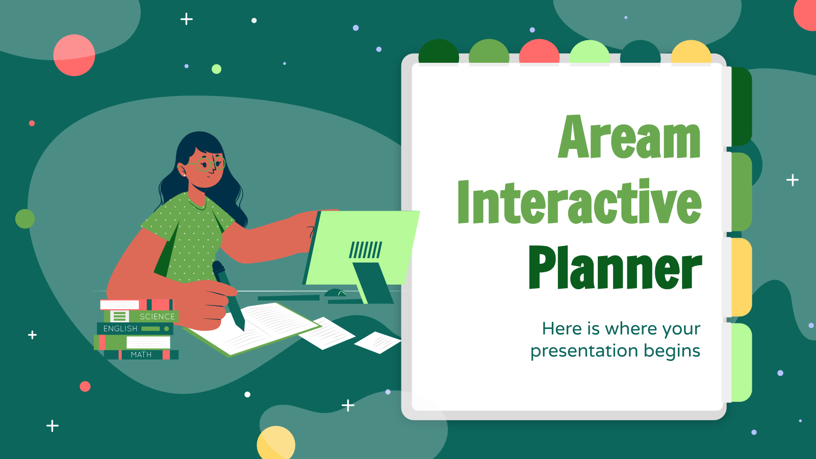 Aream Interactive Planner presentation template 