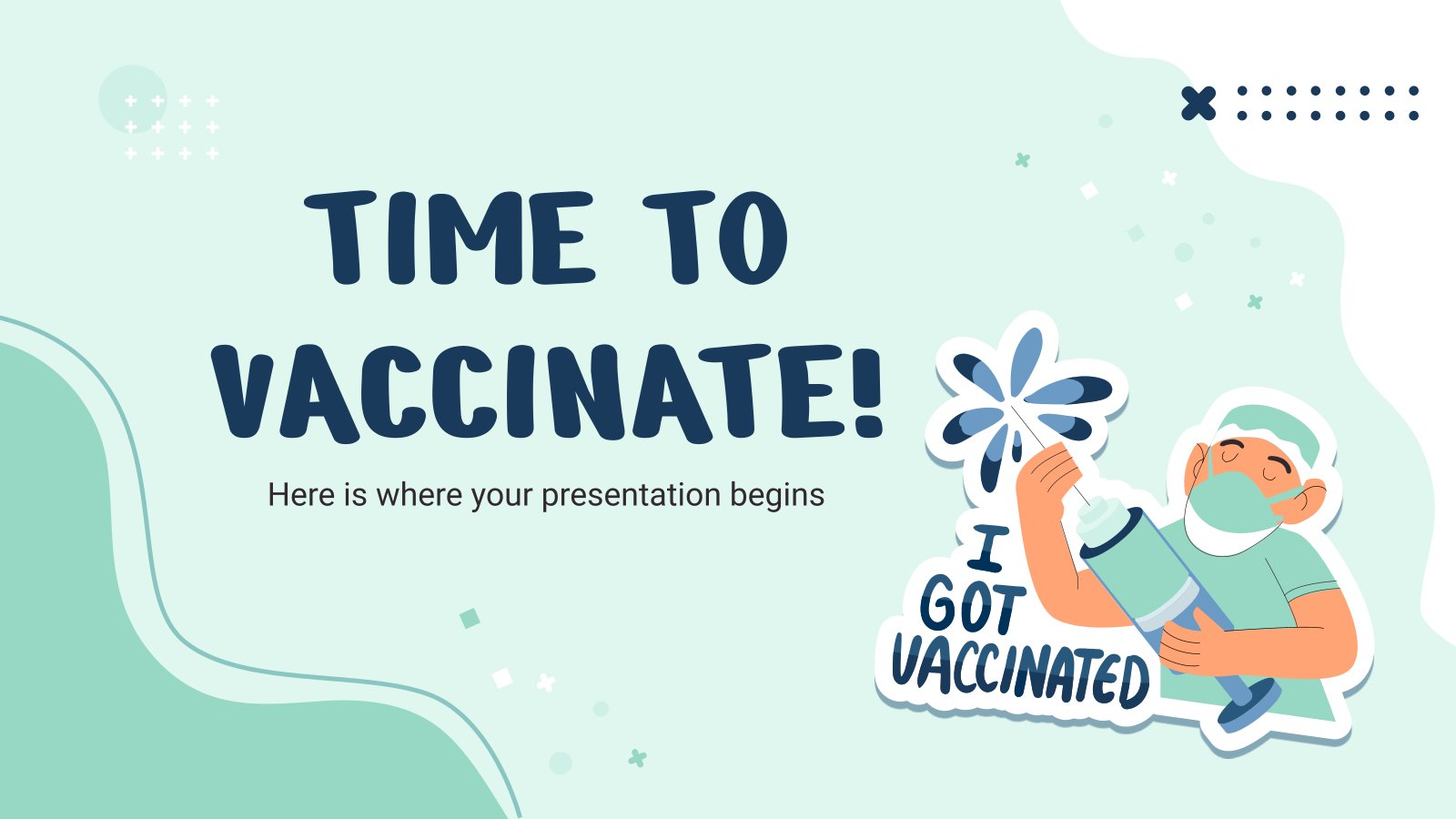 Time to Vaccinate! presentation template 