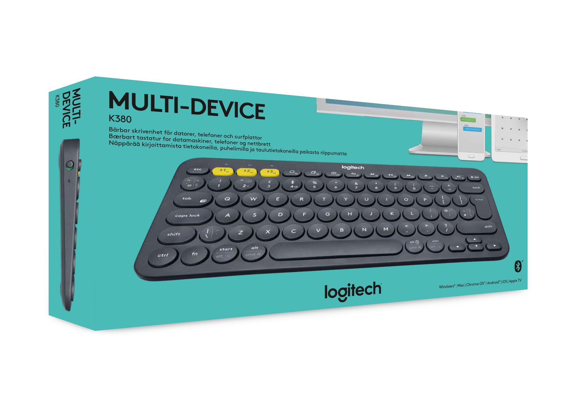 Logitech K380 Multi-Device Bluetooth Keyboard, 1 in distributor ...