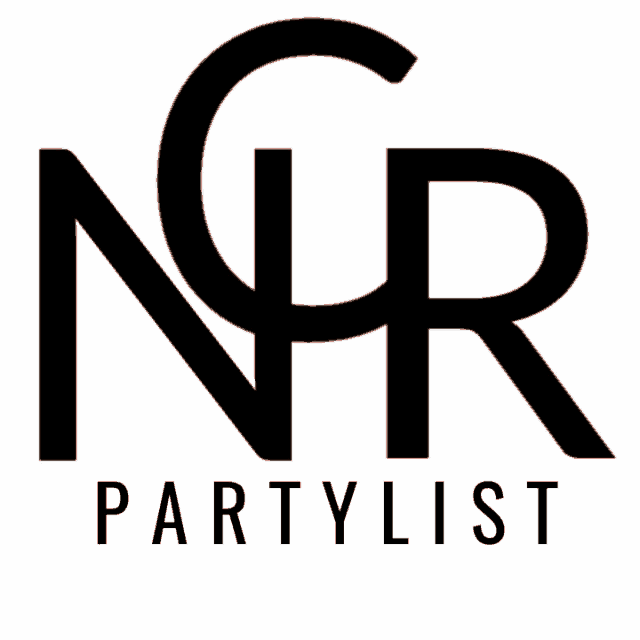 ncr partylist business mngr is featured on a poster