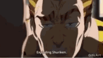 a screenshot of a video game with the words exploding shuriken on the bottom