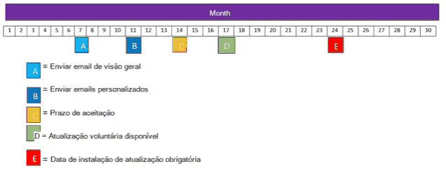 a calendar with a purple border that says month in the middle