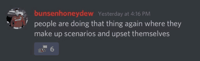 a screenshot of a discord chat with the name bunsenhoneydew