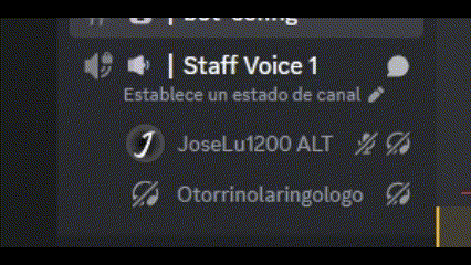 a screen displays a list of staff voice 1