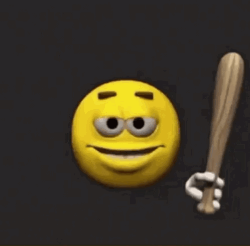 Hit On The Head Emoji Bat GIF – Hit on the head emoji bat – GIFs ...