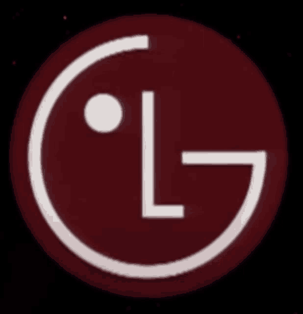 a red circle with a white letter l inside