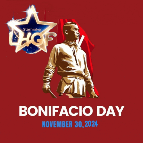 a poster for bonifacio day on november 30th 2024