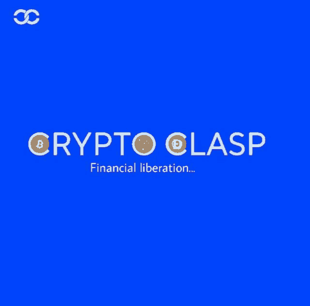 a logo for crypto clasp financial liberation