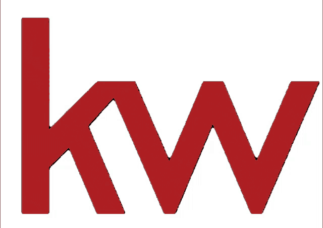 a white background with a red kw logo on it