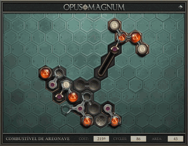 a game called opus magnum is being played on the computer