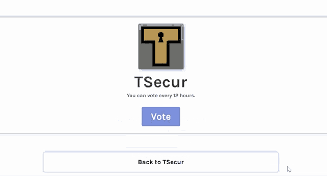 a screen that says ' t secur ' on it