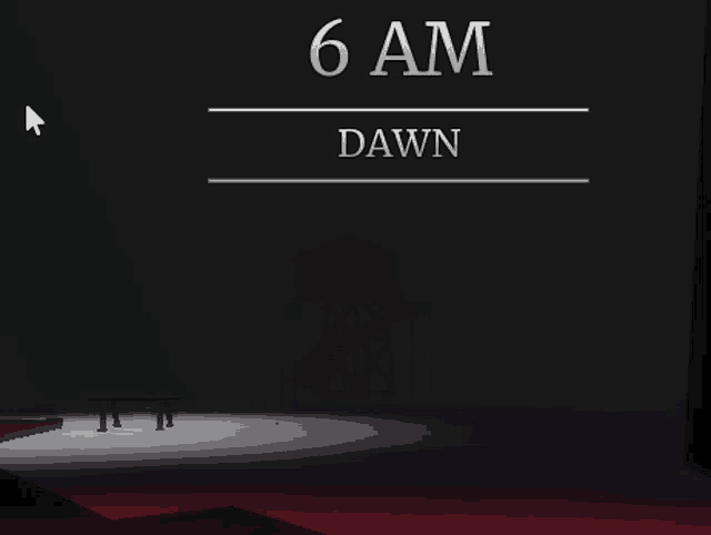 a computer screen shows the time as 6 am and the time as dawn