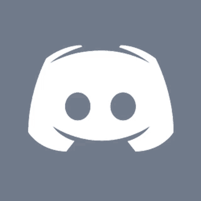 a gray background with a white discord logo on it