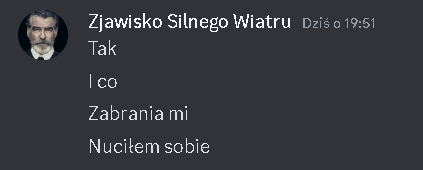 a picture of a man with a beard and the words zjawisko silnegowiatru