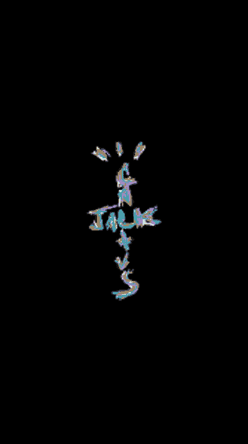 a black background with a cactus jack logo on it