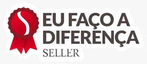 a sticker that says eu faço a diferenca seller