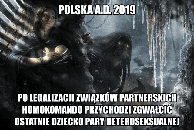 a poster that says polska a.d. 2019 on the bottom