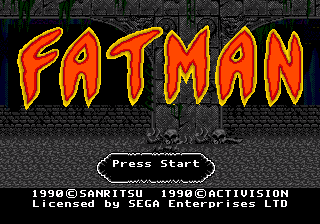 a video game called fatman is being played