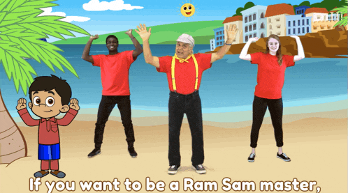 if you want to be a ram sam master written on the bottom