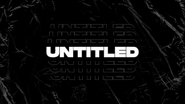 a black background with white text that says untitled on it .