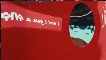 a red item with the words i do written on it