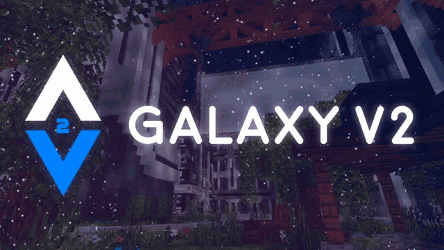 a poster for galaxy v2 shows a castle in the snow