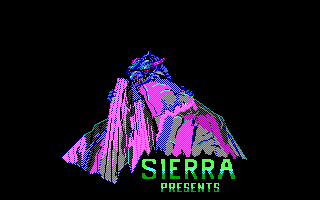 a sierra presents logo with a mountain and trees