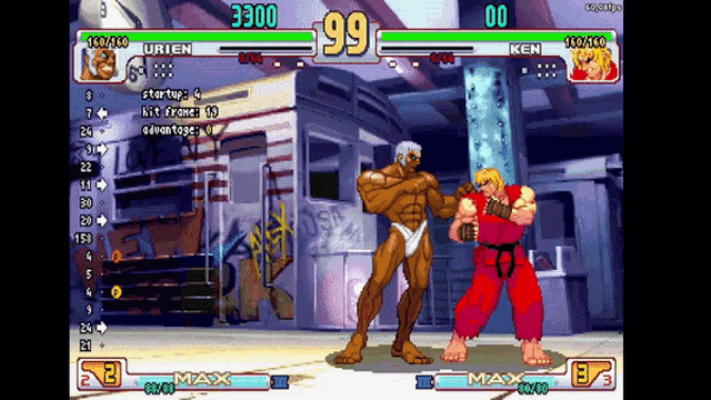 a screenshot of a video game with a score of 99