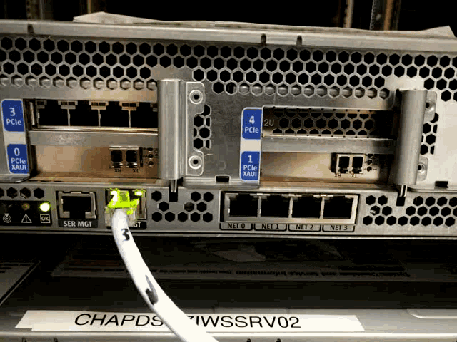 the back of a computer with the word chapds on the bottom