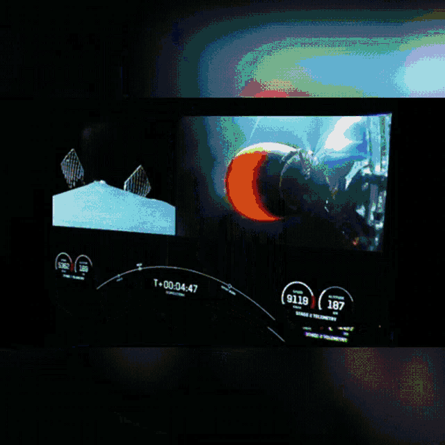 a colorful image with a clock that says t = 00:24:11