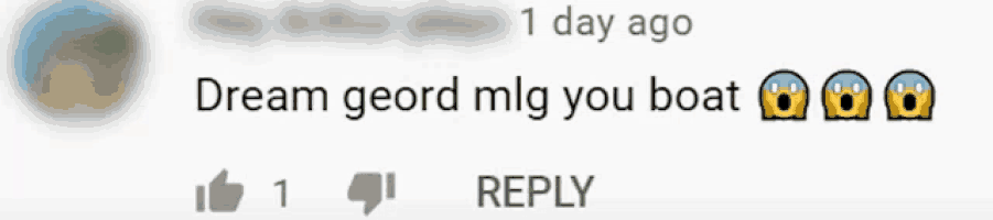 a screenshot of a facebook post that says 1 day ago dream geord mlg you boat