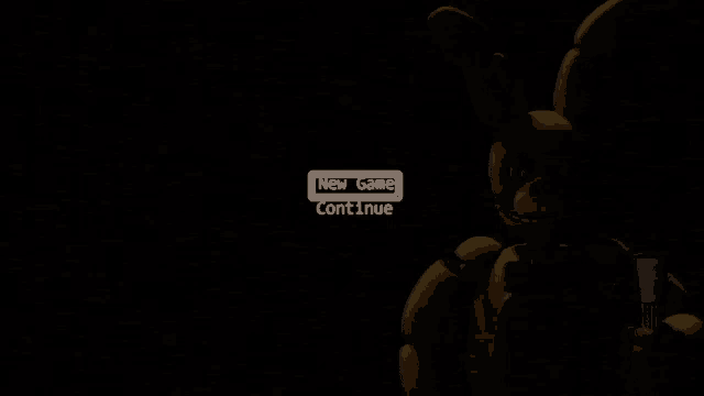 a yellow teddy bear with the words new game continue on the bottom