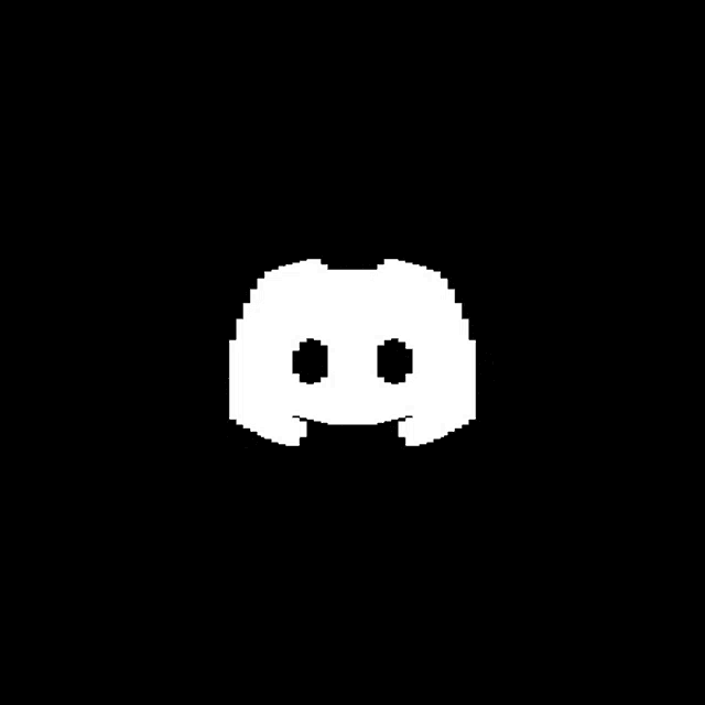 a black and white drawing of a face with two eyes on a black background