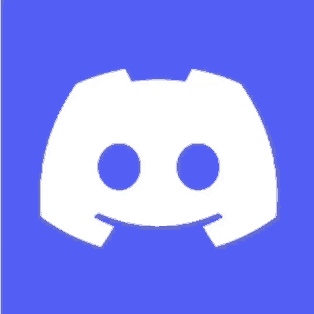 a blue background with a white discord logo on it