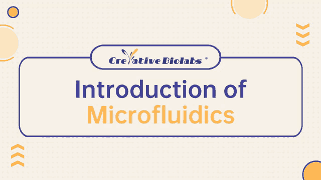 an introduction of microfluidics is displayed on a white background