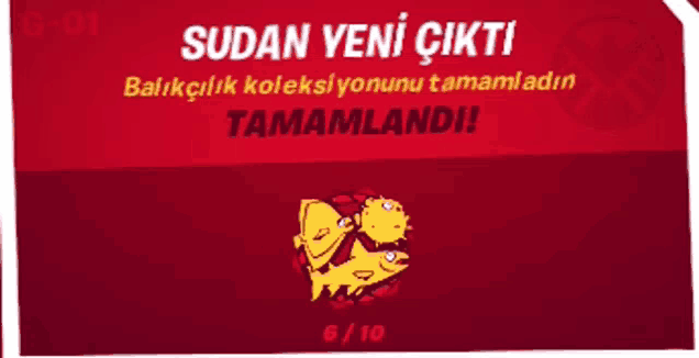 a red sign that says sudan yeni çikti in white letters