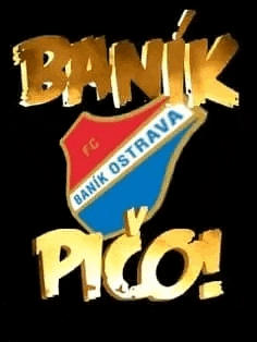 a logo for a soccer team called banik ostrava pico