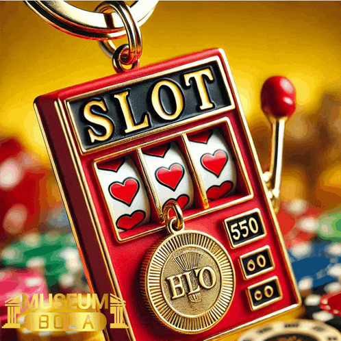 a red slot machine with hearts and the word slot on the top