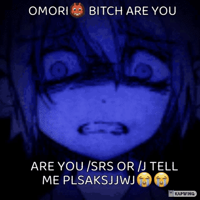 omori bitch are you are you / srs or / j tell me plsaksjjwj