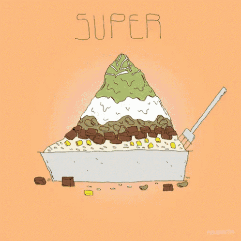 a drawing of a pyramid with the word super written on it