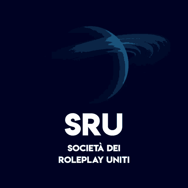 a logo for a company called sru with a blue planet in the background