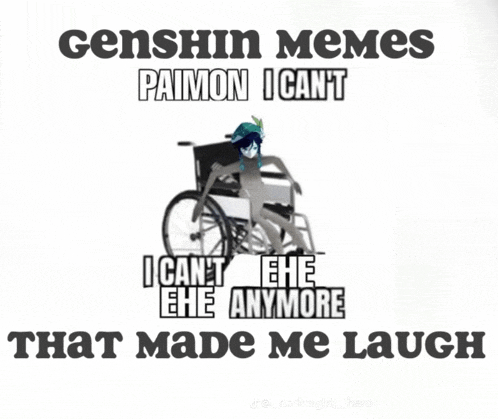 genshin memes paimon i can 't i can 't eh eh anymore that made me laugh meme