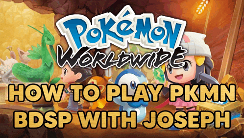 how to play pokemon worldwide bdsp with joseph written on the bottom