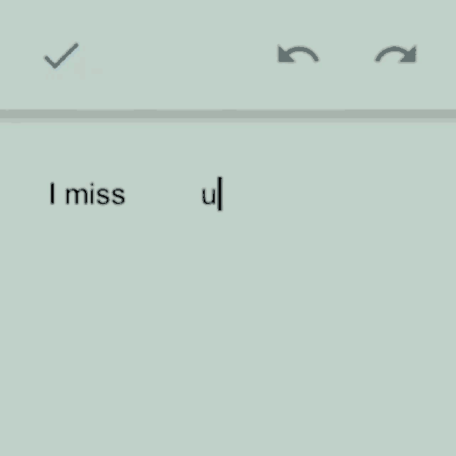 a screen shot of a text message that says i miss geonu