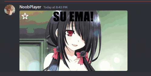 a picture of a girl with the words su ema