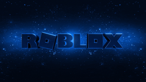 a dark blue background with the word roblox in the middle