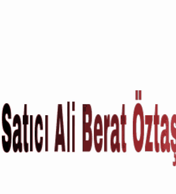 a logo for satici ali berat oztas is shown