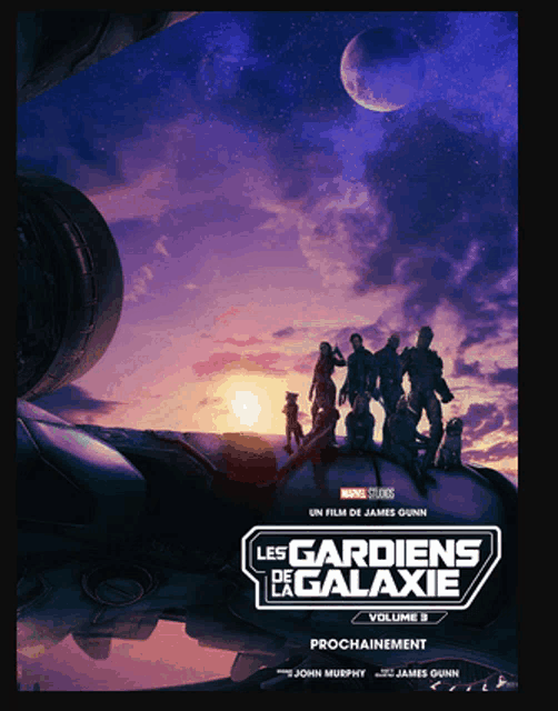 a movie poster for les gardiens de la galaxie