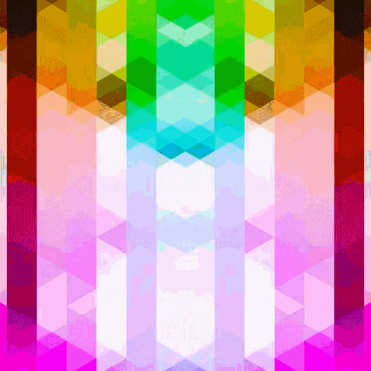 a colorful geometric pattern that looks like a painting